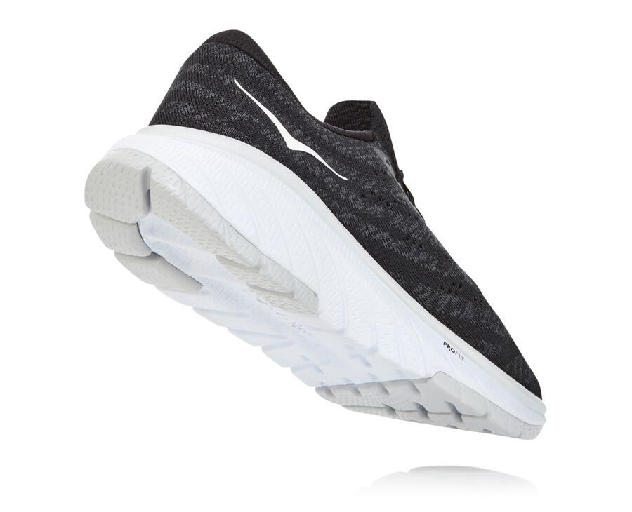 Hoka One One Cavu 3 Promenadskor Dam - Svarta/Vita - DCZQJ-6723